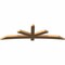 Ekena Millwork Alberta Timber Gable Bracket, Western Red Cedar, 108"W x 31 1/2"H x 3 1/2"D x 5 1/2"F, 7/12 Pitch GBW108X31X0406ALB00SWR - alternate 2